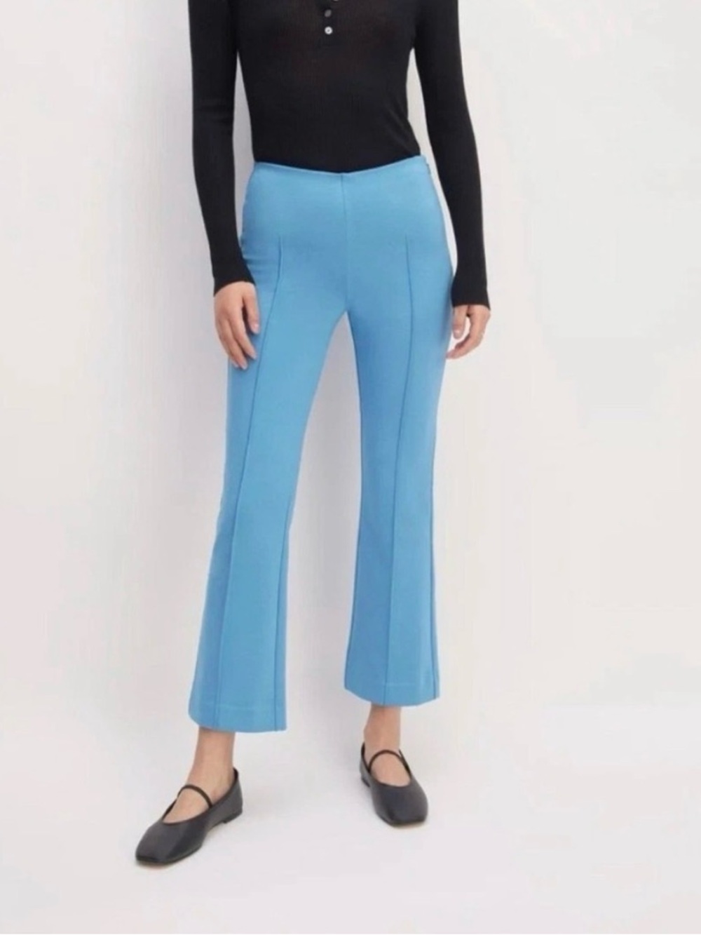 Everlane Women's Dream Kick Flare Pants Size Large NWT Blue